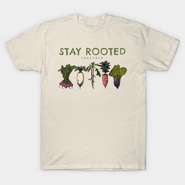 Stay Rooted Stay Vegan T-Shirt by KewaleeTee